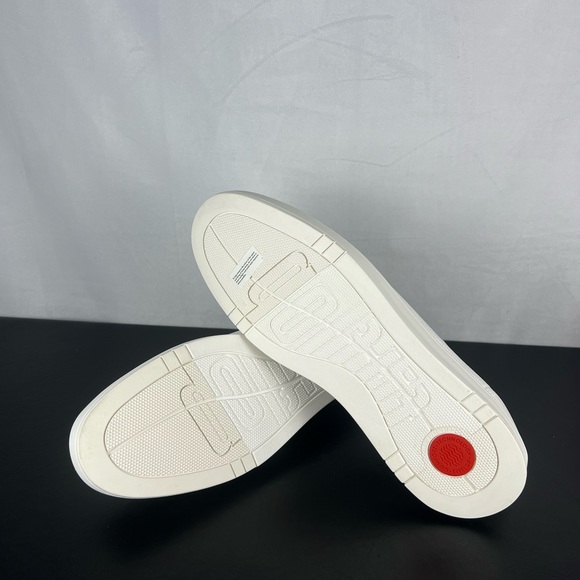 Fitflop Rally Multi Knit Low Lace Up Sneaker Shoes NEW Mens Size 11 White - Picture 8 of 10